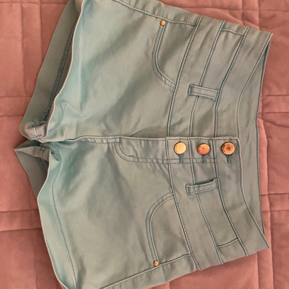 Blue jean shorts!